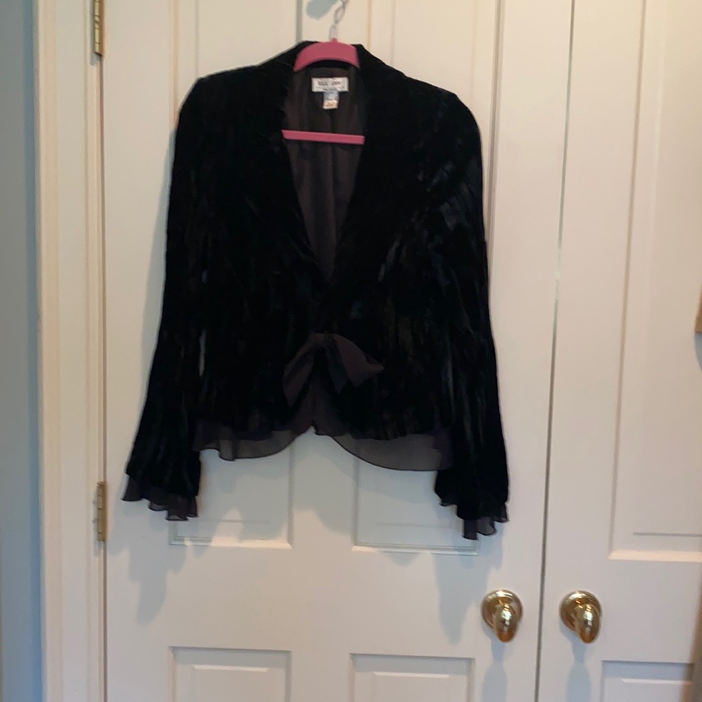 Black Velvet Blazer